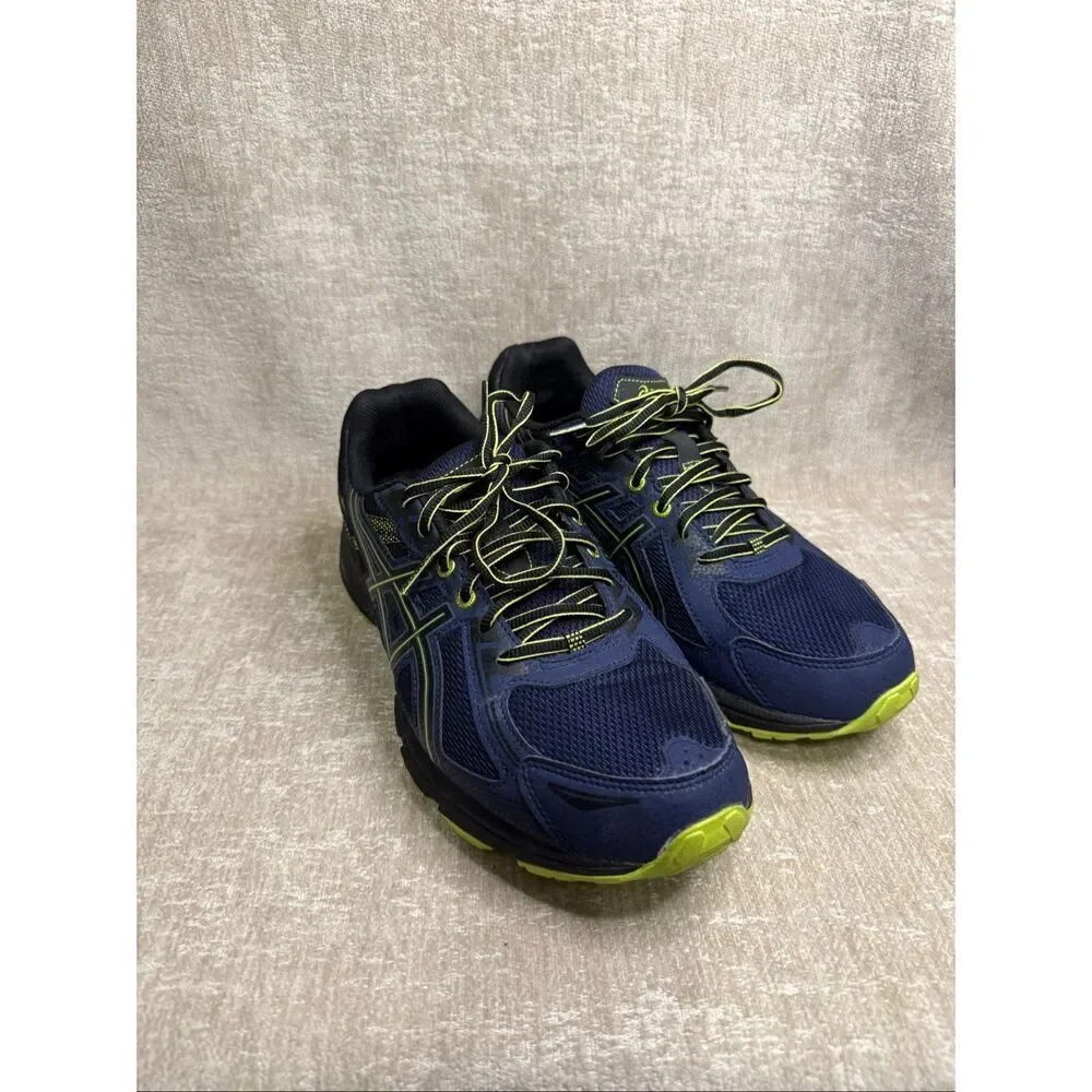 Asics Men's Lace-up Gel-Venture 6 Active Running Sneakers Black Size 10.5